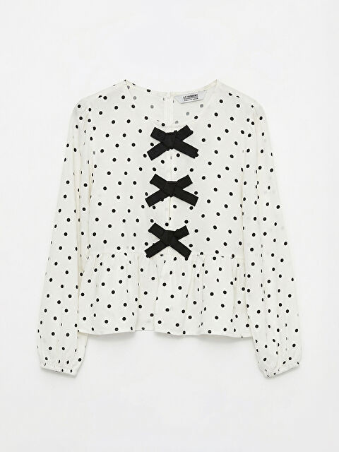 LCW Kids Bluza za devojke sa detaljem mašne - S6AH14Z4-LRA