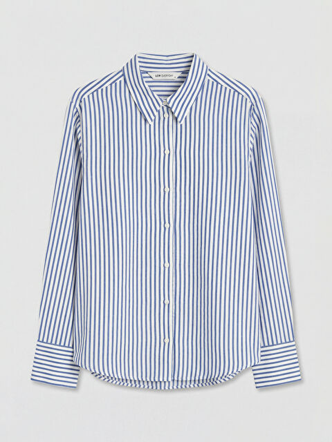 LCW EVERYDAY Ριγέ Πουκάμισο για γυναίκες - S6AH94Z8-LEN