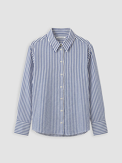 LCW EVERYDAY Striped Women's Shirt - S6AH94Z8-LEN