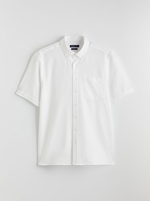 LCWAIKIKI Classic Regular Fit Armürlü Erkek Gömlek - S6AI33Z8-FFB