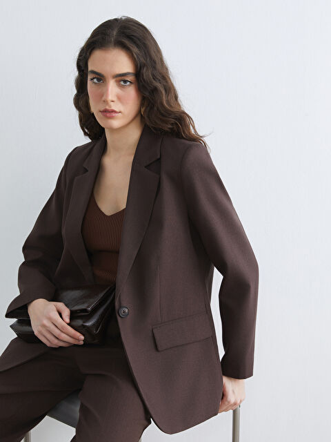 LCW Vision Blazer BRUN Femme - S6AI37Z8-DJ7