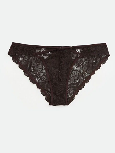 LCW DREAM Çiçekli Dantelli Fantezi Bikini Külot - S6AI89Z8-JR3