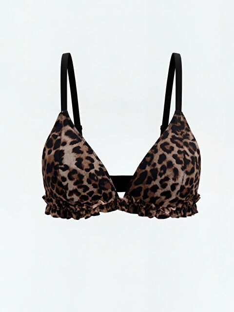 LCW DREAM Balensiz Dolgusuz Leopar Desenli Fantezi Bralet - S6AI92Z8-LQY