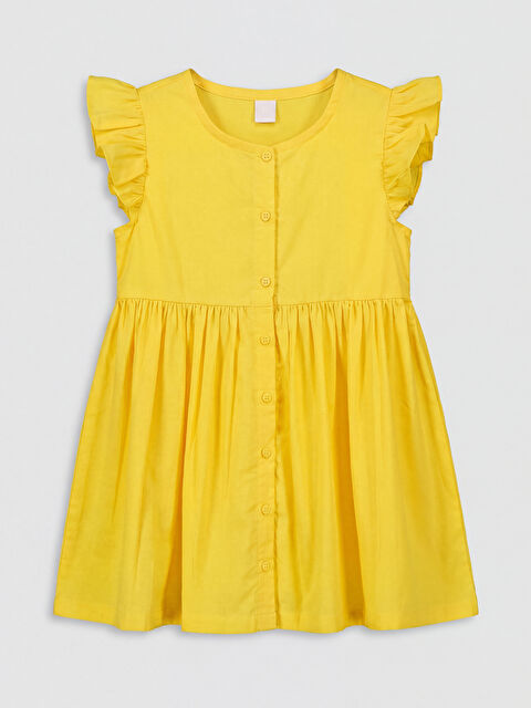 LCW Kids Girl YELLOW Dress - S6AJ18Z1-FRN