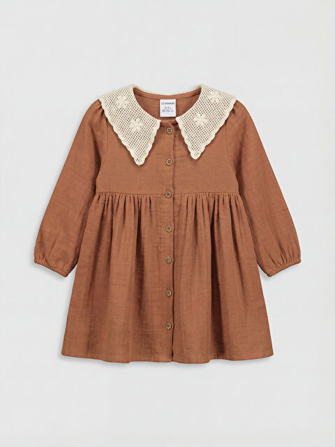LCW Kids Girl BROWN Dress