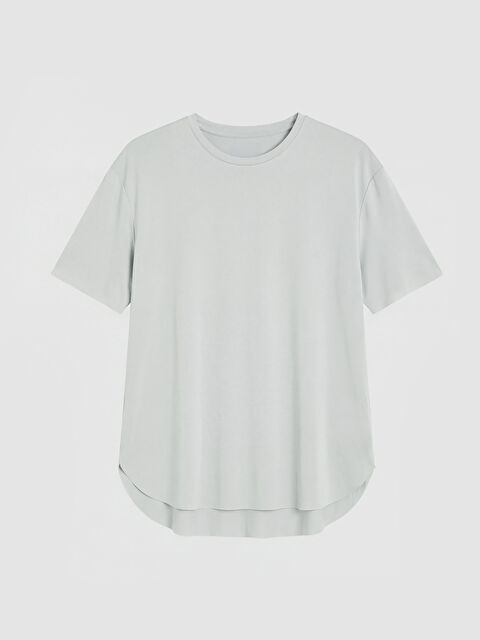 KOOR SPORT Bisiklet Yaka Oversize Kadın Spor Tişört