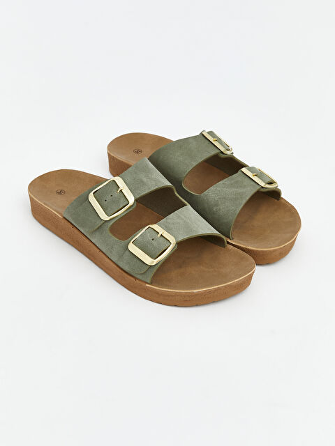 LCW STEPS Kadın Çift Tokalı Terlik - S6AJ39Z8-D2V