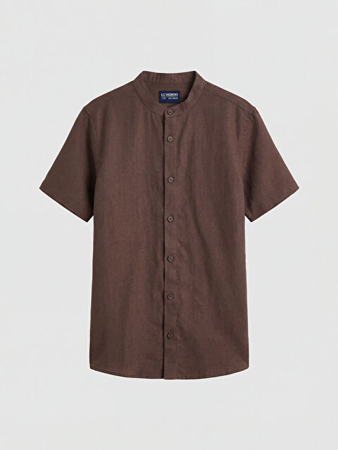 LCW Kids Boy BROWN Shirt - S6AK06Z4-HEH