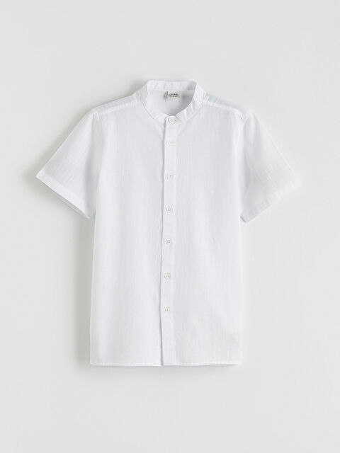 LCW Kids Hakim Yaka Basic Erkek Çocuk Gömlek - S6AK06Z4-Q6K