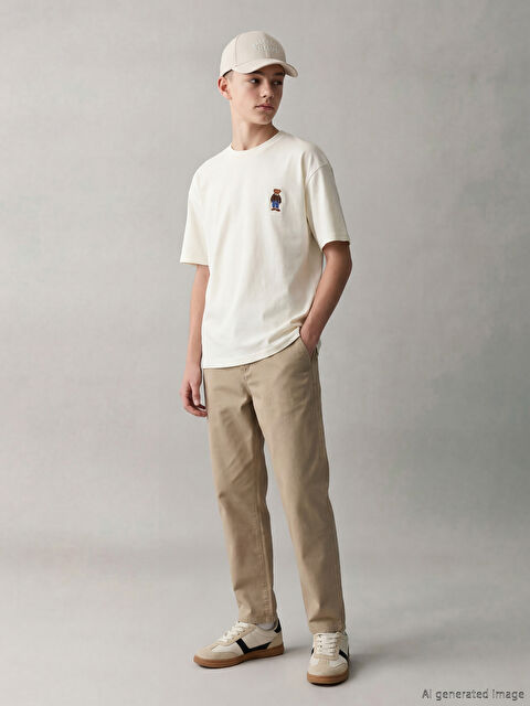 LCW Kids Erkek Çocuk Gabardin Pantolon