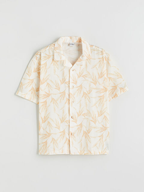 LCW Kids Desenli Erkek Çocuk Gömlek - S6AK22Z4-LQB