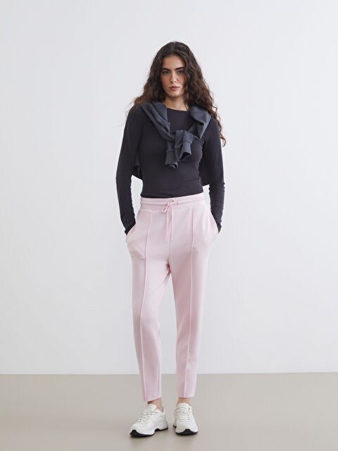 LCW Vision Soft Touch Women's Sweatpants with Elastic Waistband - S6AK42Z8-FXC