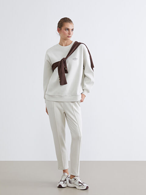 LCW Vision Soft Touch Women's Sweatpants with Elastic Waist - S6AK42Z8-VF5