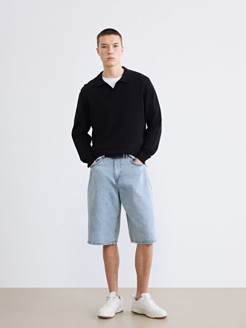 LCW Jeans Man INDIGO Denim Shorts