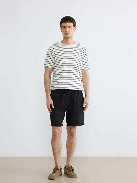 LCW Jeans Man BLACK Denim Shorts - S6AK52Z8-326