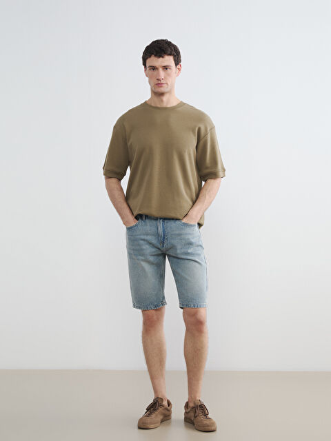 LCW Jeans Muškarac INDIGO Traper šorc - S6AK53Z8-H45