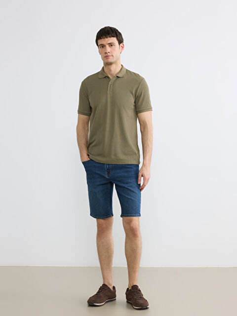 LCW Jeans Slim Fit Erkek Jean Şort - S6AK66Z8-309