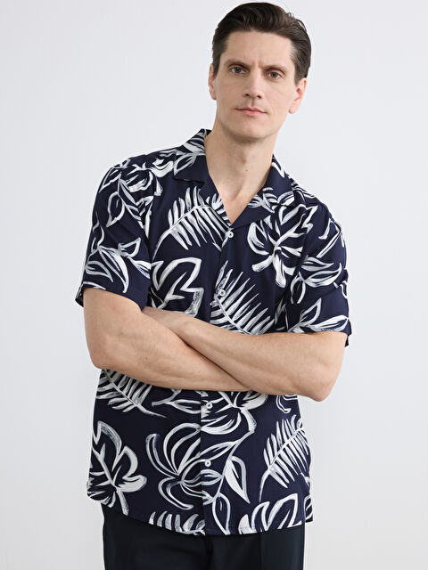 LCW Vision Man NAVY Shirt - S6AK74Z8-LSJ