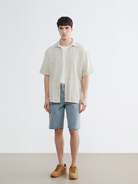 LCW Jeans Мъжки дънкови къси панталони с редовна кройка