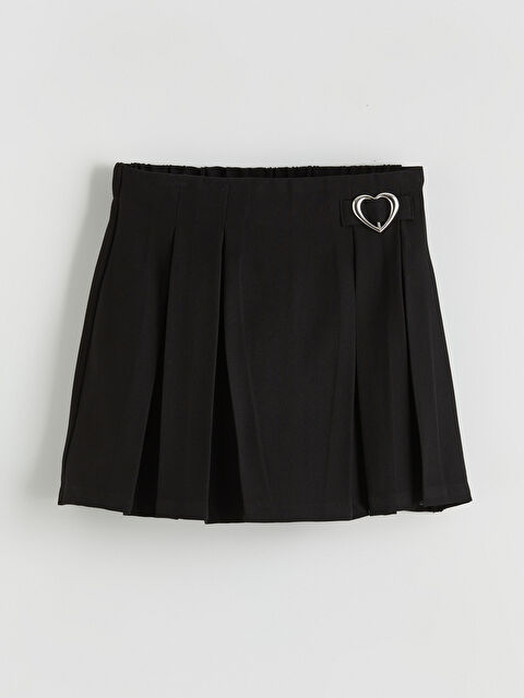 LCW Kids Κοριτσίστικη πλισέ φούστα-σορτς με ελαστική ζώνη μέσης. - S6AL68Z4-CVL