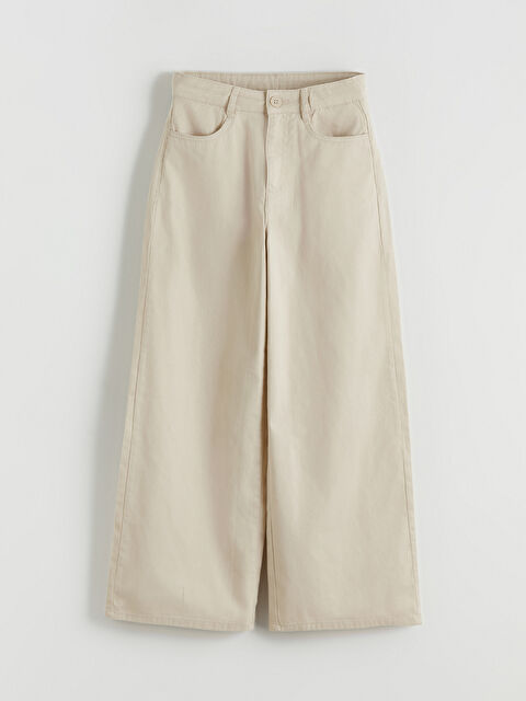 LCW Kids Wideleg Kız Çocuk Pantolon - S6AL90Z4-RMT