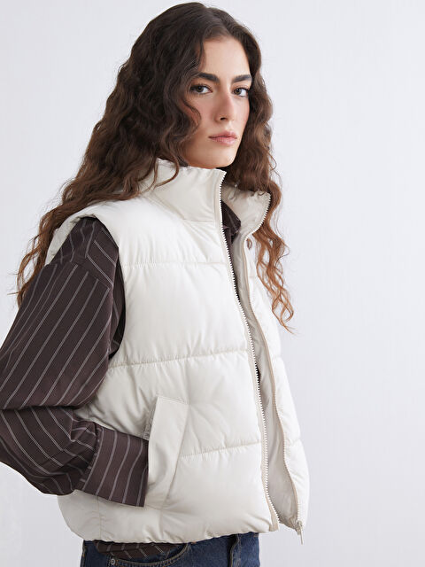 LCW Vision Dik Yaka Kadın Şişme Yelek - S6AL93Z8-DXR