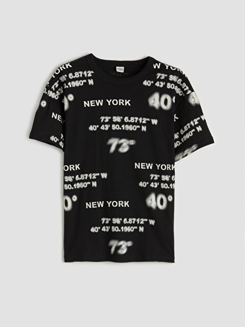 LCW Kids Erkek Çocuk New York Baskılı Tişört - S6AN09Z4-LQJ