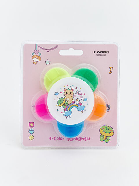 LCW ACCESSORIES 5 Renkli Fosforlu Kalem - S6AN25Z4-M0T