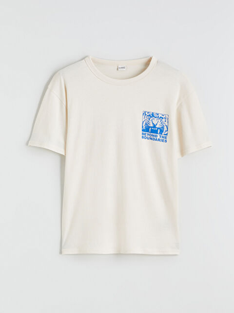 LCW Kids Baskılı Erkek Çocuk Tişört - S6AN26Z4-FT0