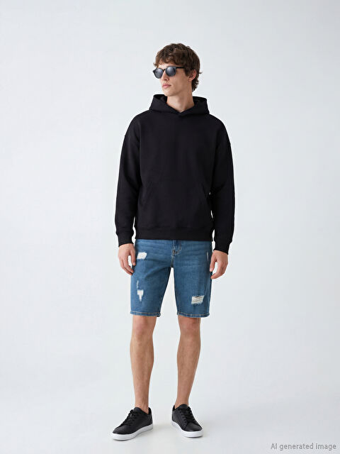 LCW Jeans Man INDIGO Denim Shorts