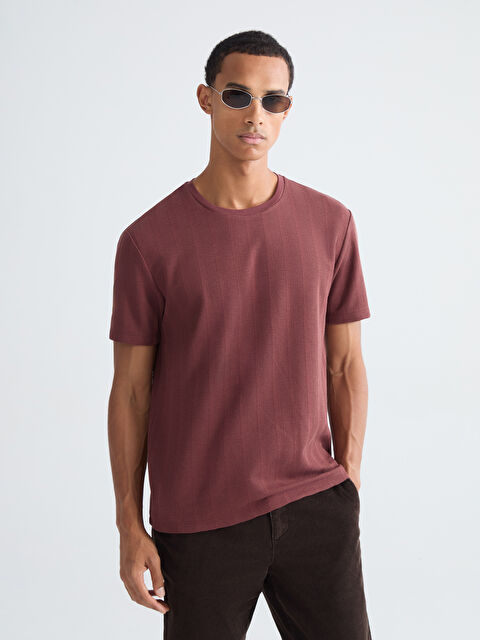 LCW Vision Мужчины Коричневый Футболка