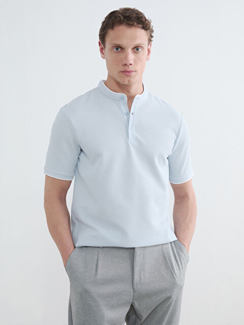 LCW Vision Hakim Yaka Erkek Tişört