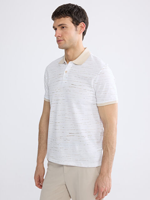 LCW Vision Patterned Polo Shirt for Men - S6AO54Z8-LQB