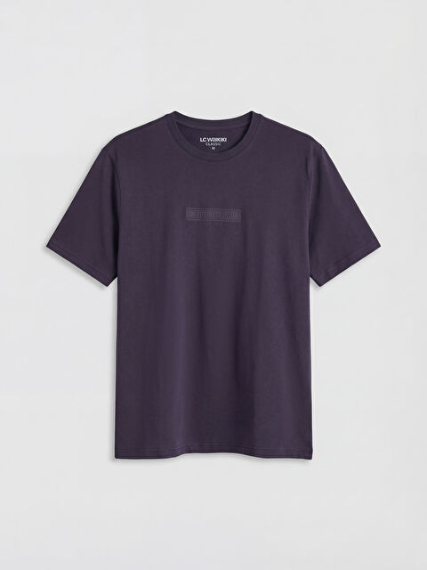 LCWAIKIKI Classic Bisiklet Yaka Erkek Penye Tişört - S6AO90Z8-HLS