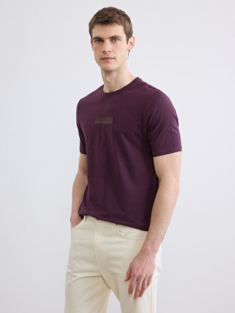 LCWAIKIKI Classic Crew Neck Men's Jersey T-Shirt - S6AO90Z8-YHP