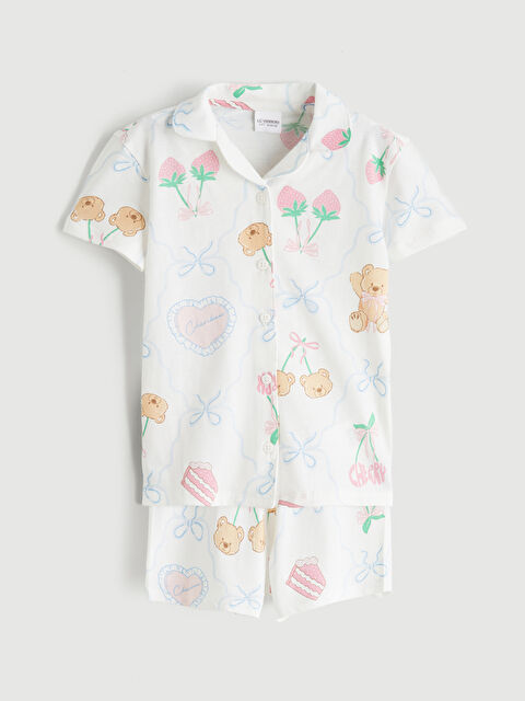 LCW Kids Пижамный комплект с шортами - S6AP61Z1-LRA