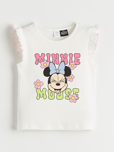 LCW Kids Блузка для девочек с принтом Минни Маус - S6AP88Z1-R9J