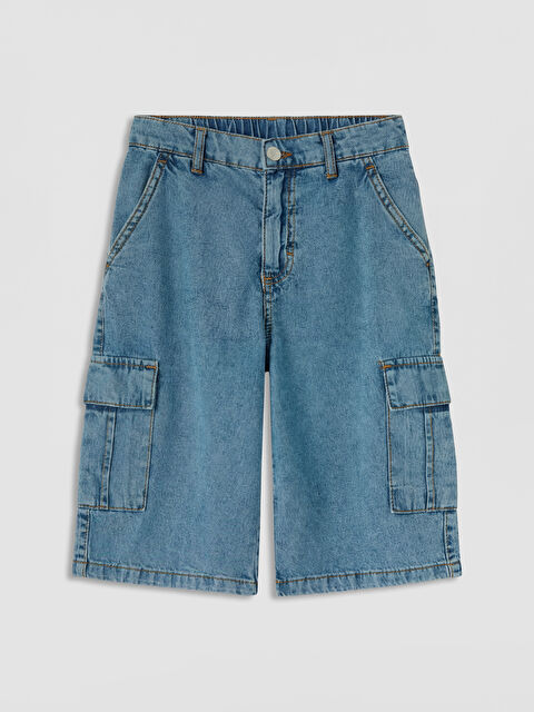 LCW Kids Erkek Çocuk Kargo Jean Şort