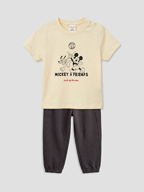 LCW baby Baby Boy ECRU Set - S6AR33Z1-FDL