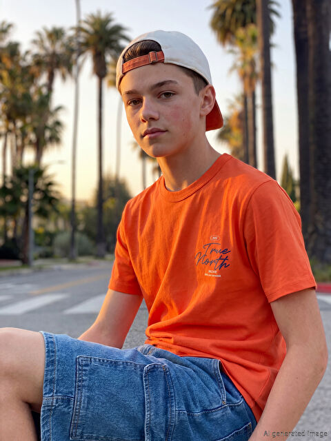 LCW Kids Baskılı Erkek Çocuk Tişört