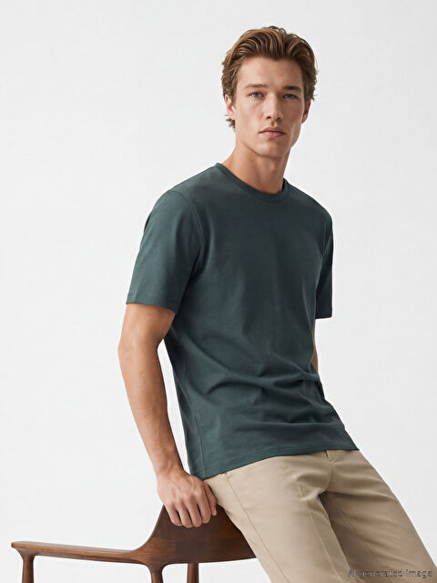 SOUTHBLUE Bisiklet Yaka Erkek Tişört - S6AR70Z8-12P