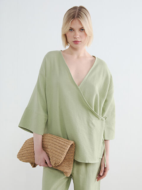 LCW Vision Woman GREEN Kimono