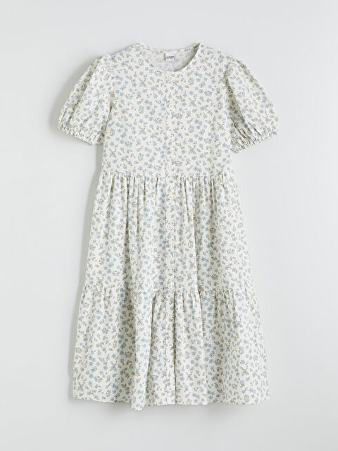 LCW Kids Girl ECRU Dress - S6AS25Z4-LRB