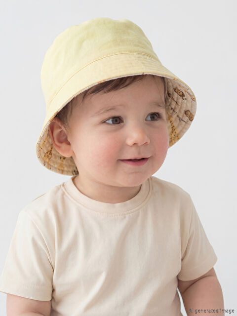 LCW baby Çift Taraflı Erkek Bebek Bucket Şapka