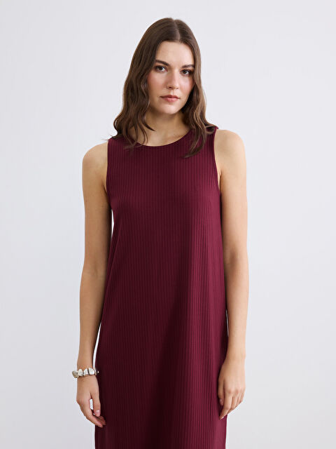 LCW Comfort Женщины Бордовый Платье