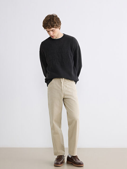 XSIDE Standart Kalıp Gabardin Erkek Pantolon - S6AS99Z8-D1N