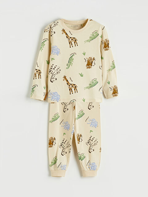 LCW Kids Baskılı Erkek Çocuk Pijama Takımı - S6AT39Z1-LQH