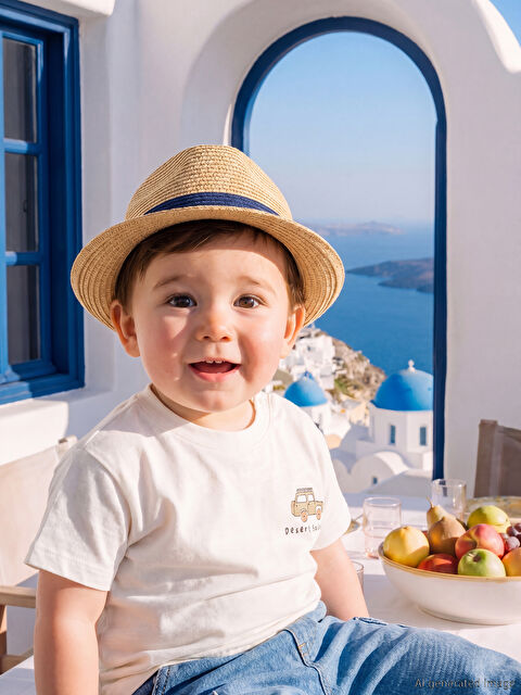 LCW baby Erkek Bebek Hasır Fötr Şapka