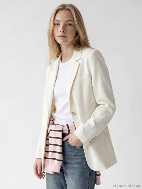 XSIDE بليزر ملائم عادي للسيدات