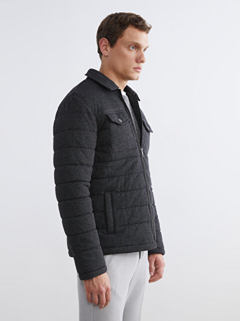 LCW Vision Men's Cashmere Blend Overcoat in a Classic Fit - S6AT71Z8-HZX